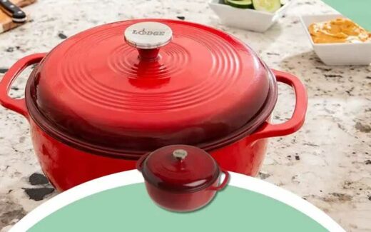 Remportez une cocotte en fonte émaillée Lodge