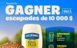 Concours Hellmann’s - Gagnez Un Forfait Vacances de 10 000$