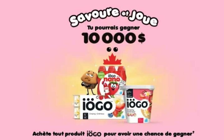 Concours iOGO Savoure Et Joue - un prix en argent de 10000$
