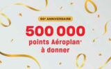 Gagner 100 000 points Aéroplan d’une valeur de 3 000$