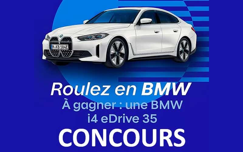 Gagnez Une voiture BMW i4 eDrive35 2025 (65 000 $)