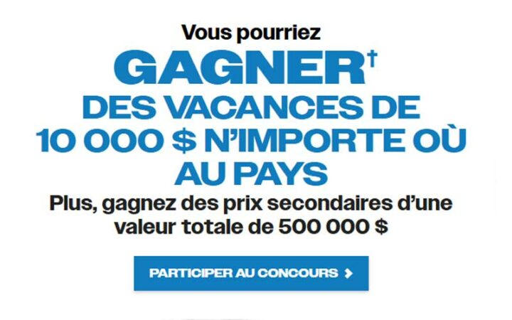 Gagnez Un grand prix de 10 000 $ en argent