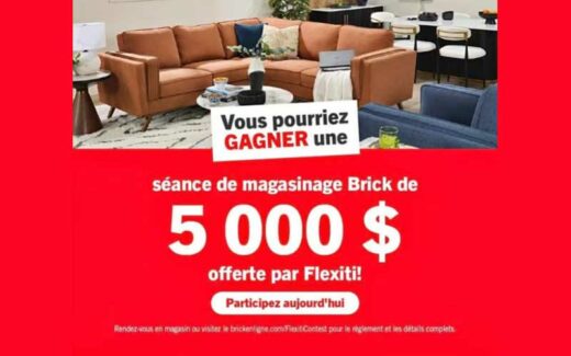 Gagnez Une Séance de Magasinage Brick de 5 000 $