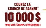Gagnez un chèque au montant de 10 000 $