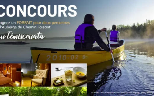 Gagnez un séjour de luxe à l’Auberge du Chemin Faisant
