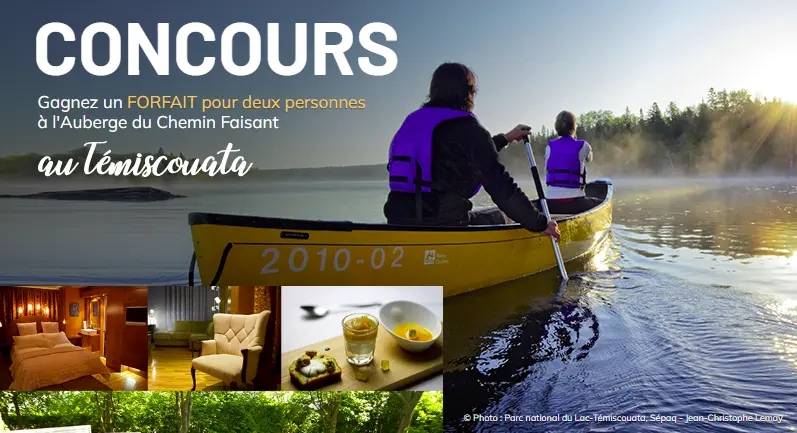 Gagnez un séjour de luxe à l’Auberge du Chemin Faisant