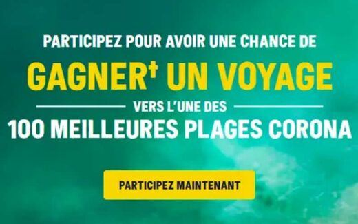 Gagnez un voyage de rêve (Valeur entre 13000 $ et 19000 $)