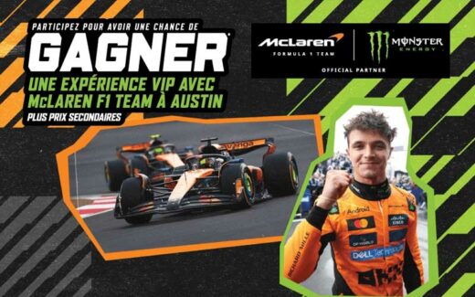 Gagnez une Expérience VIP avec McLaren et Monster (7500 $)