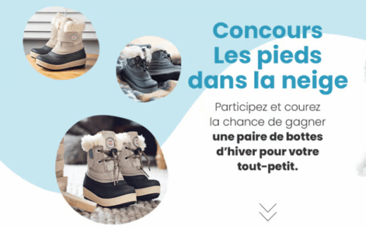 Gagnez une paire de bottes d'hiver pour votre tout-petit