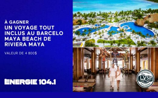 Concours Energie 104.1 - Un voyage au Mexique à gagner