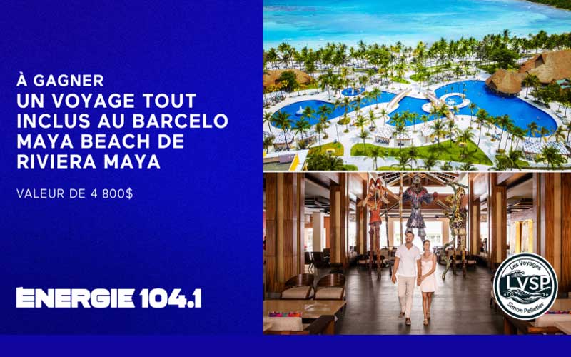 Concours Energie 104.1 - Un voyage au Mexique à gagner