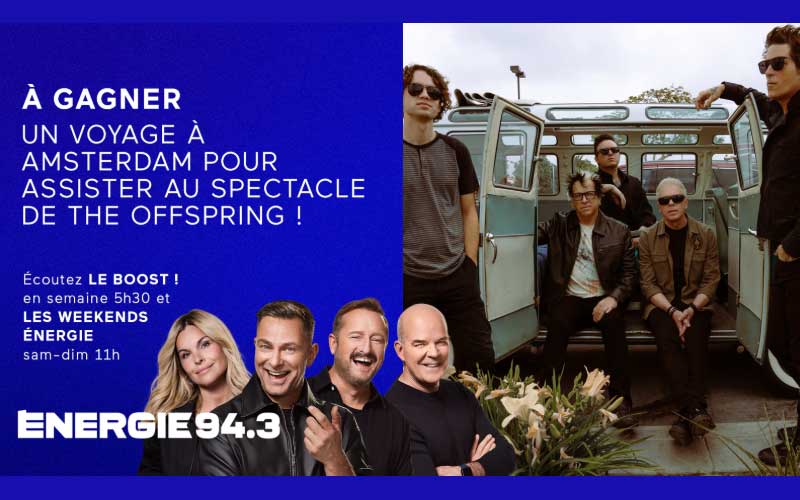 Concours Energie 94.3 - Gagnez un voyage à Amsterdam