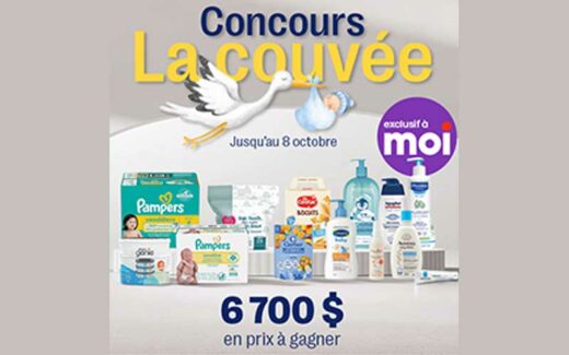 Concours La COUVÉE de Jean Coutu - Gagnez un prix de 3800 $