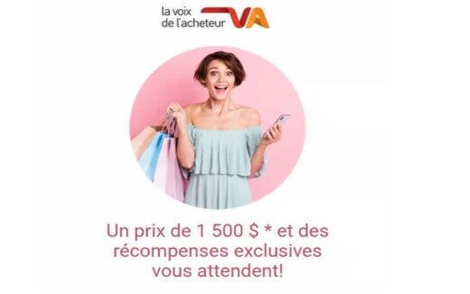 Concours La Voix de l'Acheteur - Carte-Cadeau de 1500$ à gagner