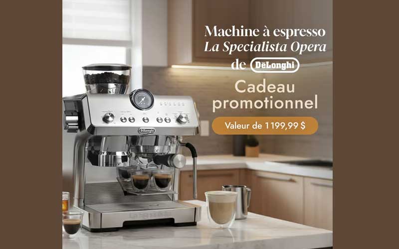 Concours Linen Chest - Une machine à espresso de 2000 $