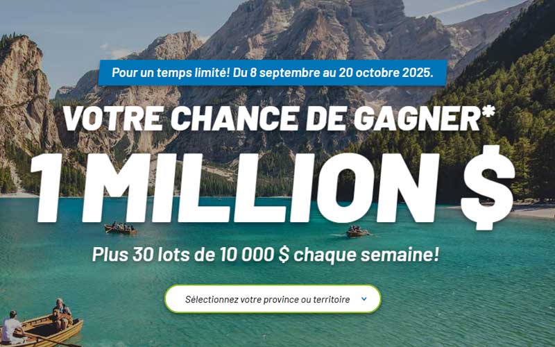 Concours Lotto Max Rêver En Grand - Gagnez Un prix de 1 000 000 $
