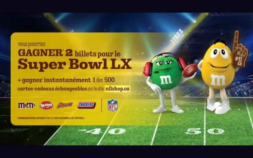 Concours Mars Wrigley NFL - Gagnez un voyage de 21 000 $
