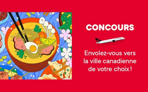 Concours Envolez-vous vers la ville canadienne de votre choix