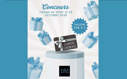 Gagnez 2 cartes-cadeaux de 50 $ Distribution Marier
