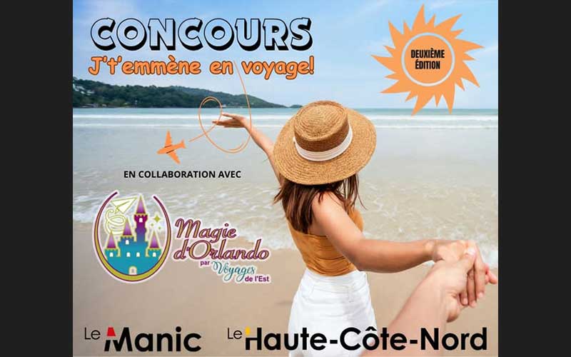 Gagnez 2000 $ en certificat cadeau chez Voyages de l'est