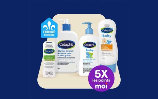 Gagnez 4 ensembles de produits Cetaphil