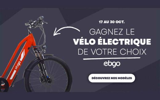 Gagnez le vélo électrique de votre choix