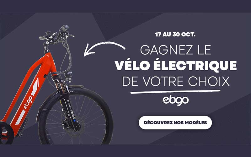 Gagnez le vélo électrique de votre choix