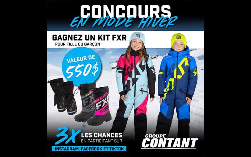 Gagnez un kit FXR complet (fille ou garçon)