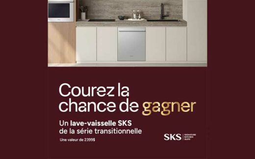 Gagnez un nouveau lave-vaisselle SKS de la Série Transitionnelle