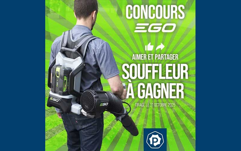 Gagnez un souffleur sac à dos EGO 600CFM