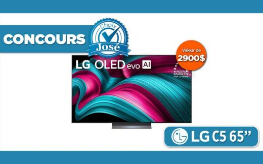 Gagnez un téléviseur C5 65 pouces OLED EVO de LG de 2900 $