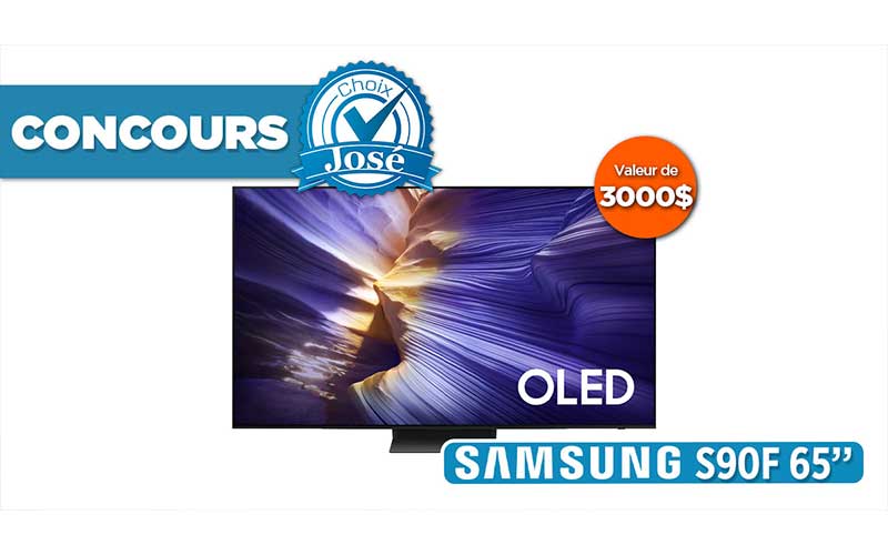 Gagnez un téléviseur OLED de Samsung d'une valeur de 3000$