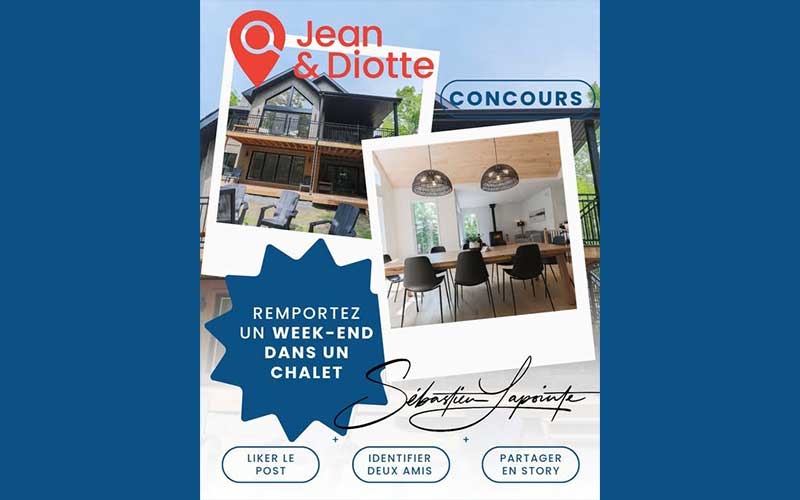 Gagnez un week-end inoubliable dans un magnifique chalet