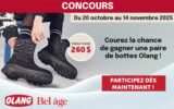Gagnez une paire de bottes Olang d’une valeur de 260$
