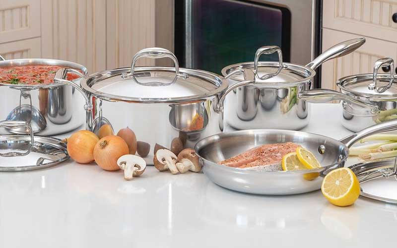 Remportez un ensemble de cuisine en acier inoxydable Meyer