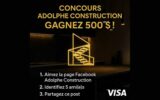 GAGNEZ 500 $ en carte cadeau VISA