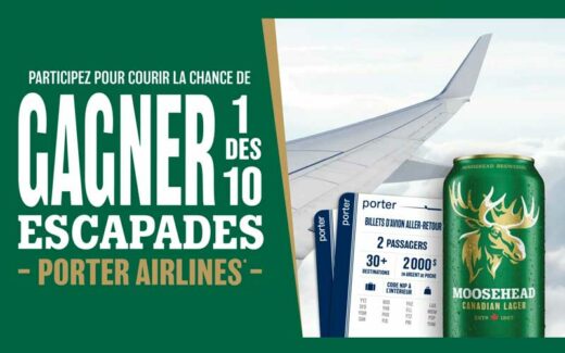 Gagnez 10 voyages Porter Airlines