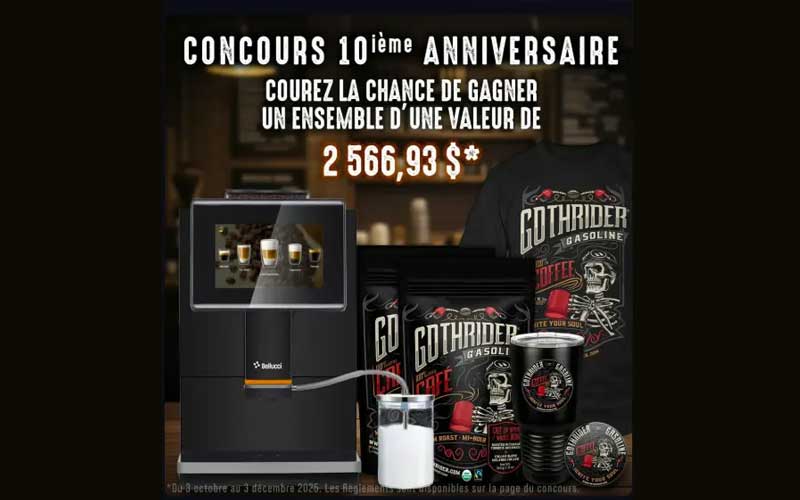 Gagnez Un kit Machine à espresso