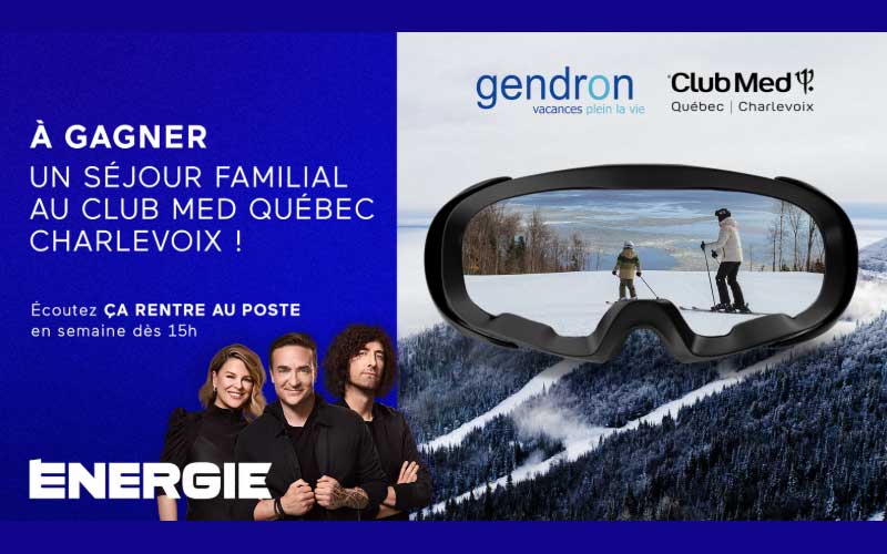 Gagnez Un séjour tout-inclus au Club Med Québec Charlevoix (4500 $)