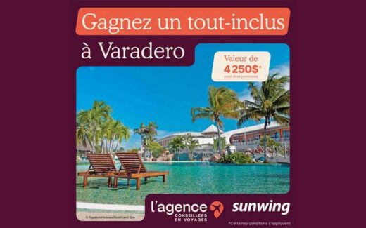 Gagnez Un voyage tout-inclus à Varadero (4250 $)