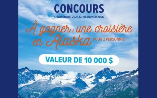Gagnez Une Croisière en Alaska pour 2 personnes (10 000 $)