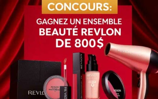 Gagnez un ensemble beauté Revlon de 800 $