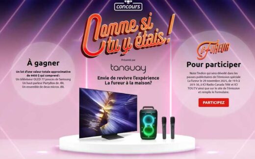 Gagnez un ensemble électronique de 4450 $