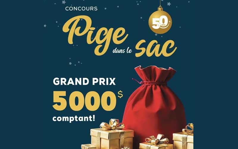 Gagnez un prix de 5000 $ pour bien commencer la nouvelle année