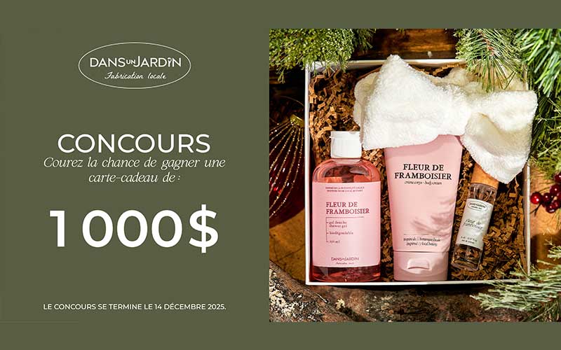 Gagnez une carte-cadeau Dans un jardin de 1000 $