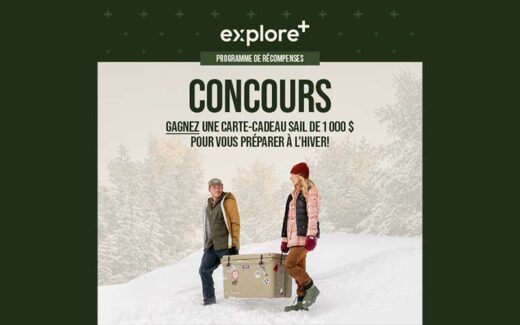 Gagnez une carte-cadeau SAIL de 1 000 $