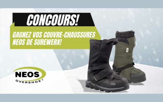 Gagnez vos couvre-chaussures NEOS de Surewerx