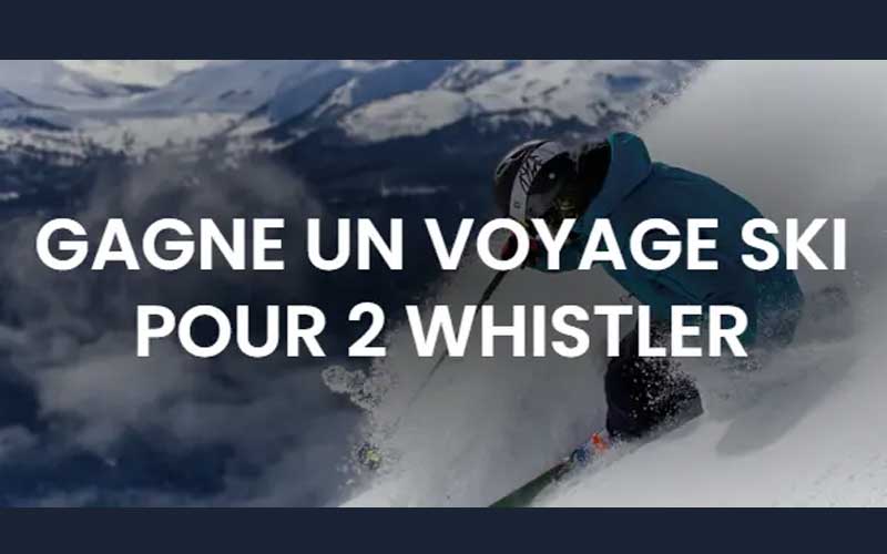 Gagnez un séjour de ski à Whistler d’une valeur de 9100 $