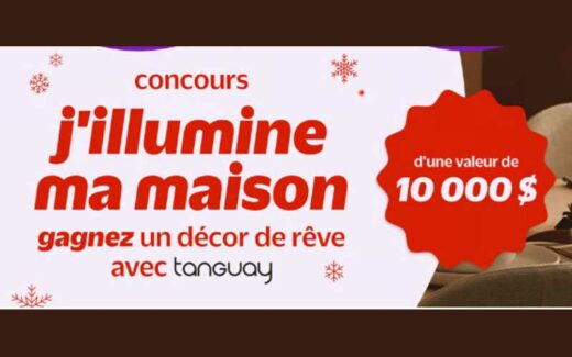Gagnez une carte cadeau de 10 000 $ à dépenser chez Tanguay