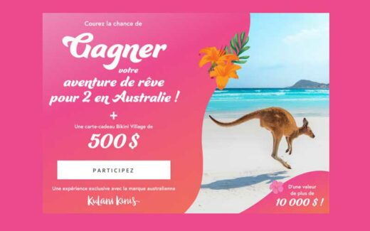 Gagnez une escapade de rêve en Australie (valeur de 14 000 $)